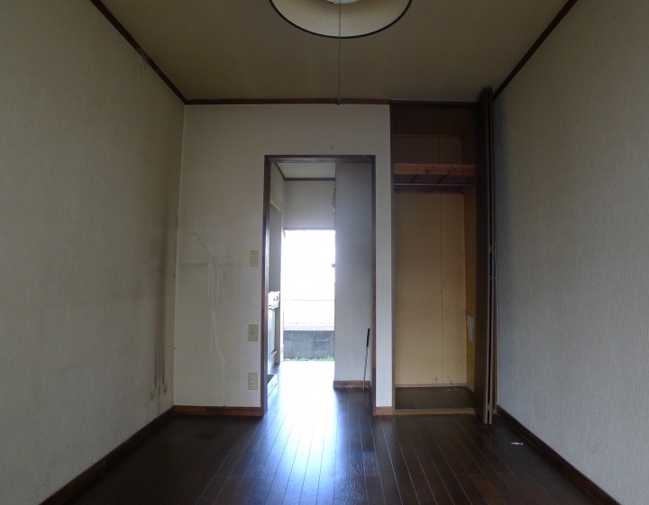 グリーン×オレンジ 女性向けデザイン、1Rの空室対策リフォーム神奈川県海老名市、BEFORE2