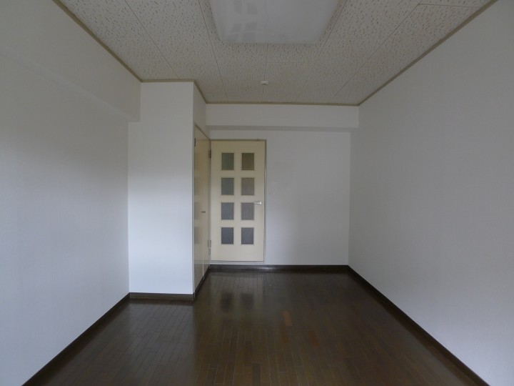 木目調×ブルー、1Kの空室対策リフォーム東京都板橋区、BEFORE2