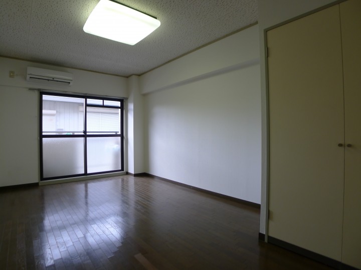 木目調×ブルー、1Kの空室対策リフォーム東京都板橋区、BEFORE3