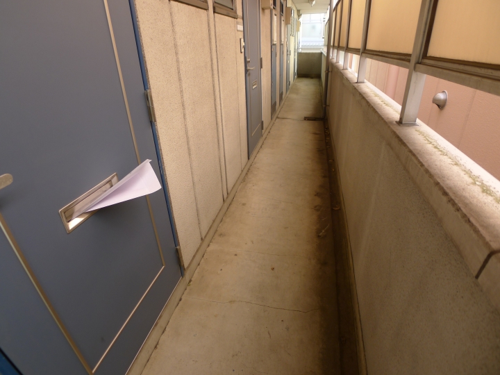 ホワイト×ダークカラー、1K X 12戸の空室対策リフォーム東京都杉並区、BEFORE4