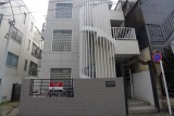 東京都杉並区の鉄骨造3階建外壁リノベーション施工事例、グレー×ホワイト