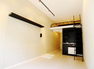 リノベーション施工事例、横浜市神奈川区の1R+ロフト施工後