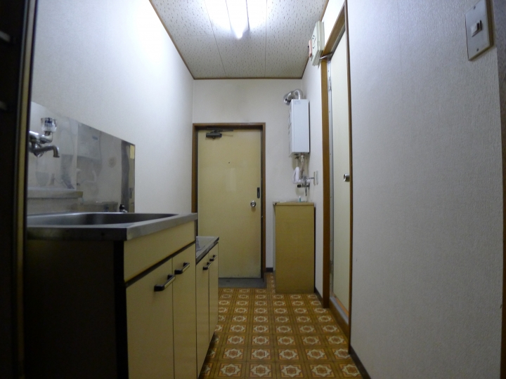 クリームブルーが作る淡い1R空間、1Rの空室対策リフォーム東京都中央区、BEFORE5