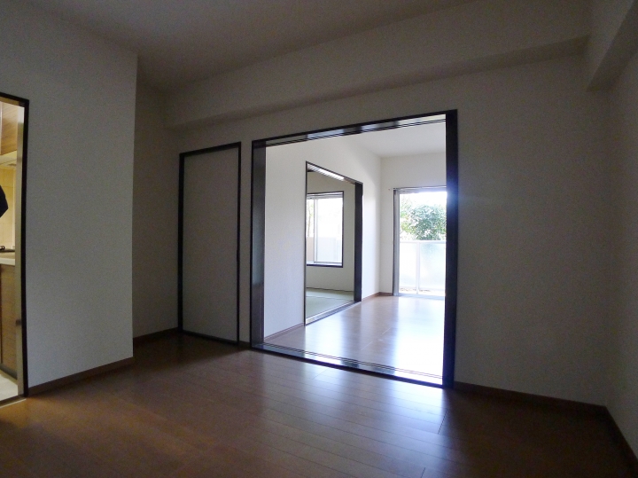 琉球畳とデザインクロスが作るシンプルモダン空間、3DK→2LDKの空室対策リフォーム茨城県、BEFORE5