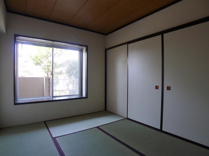 琉球畳とデザインクロスが作るシンプルモダン空間、3DK→2LDKの空室対策リフォーム茨城県、BEFORE7
