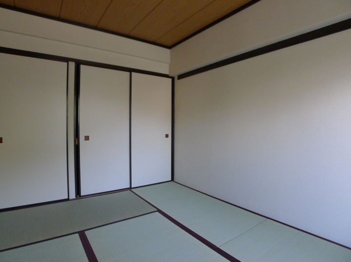 琉球畳とデザインクロスが作るシンプルモダン空間、3DK→2LDKの空室対策リフォーム茨城県、BEFORE8