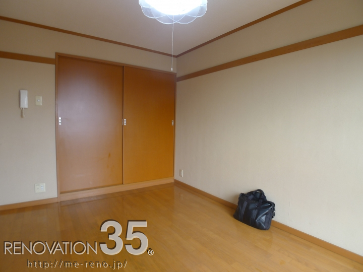 ライムグリーンが生み出すリラックス空間、1Kの空室対策リフォーム埼玉県坂戸市、BEFORE2
