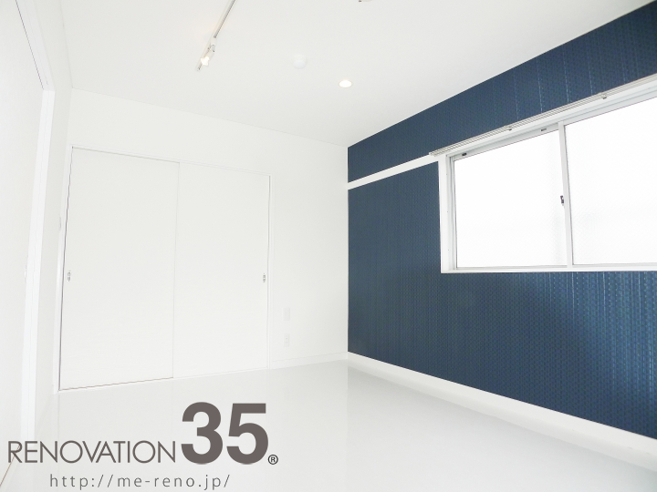白がもたらす清潔感×2DK、2DKの空室対策リノベーション東京都八王子市、AFTER2