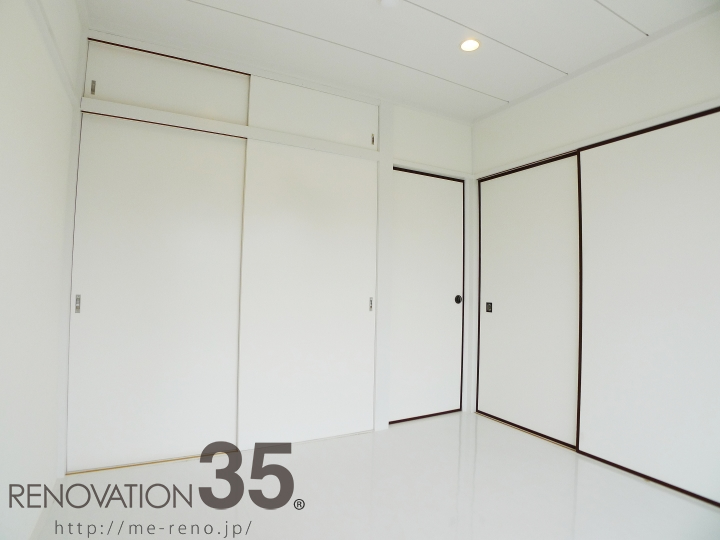 白がもたらす清潔感×2DK、2DKの空室対策リノベーション東京都八王子市、AFTER5