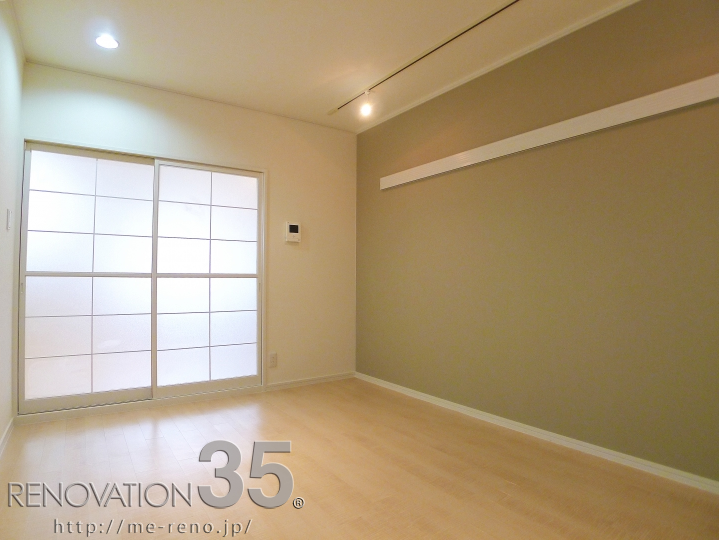癒しの洋室×スタイリッシュな和室、2DKの空室対策リノベーション神奈川県海老名市、AFTER7