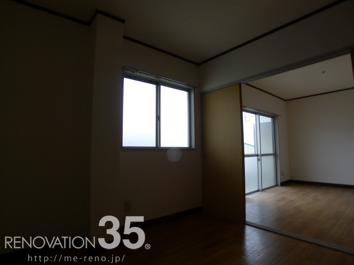 オリーブ色が演出する和みの空間、2DKの空室対策リフォーム埼玉県川口市、BEFORE2