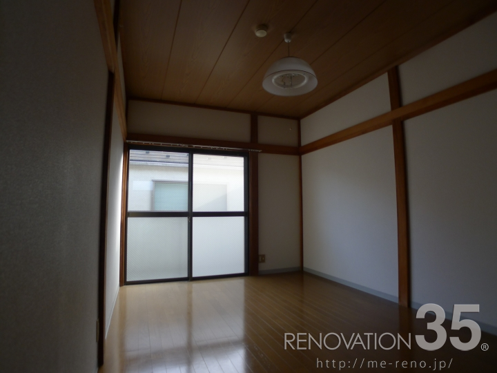 柱を効果的に活かした立体空間、2DKの空室対策リフォーム東京都国分寺市、BEFORE2