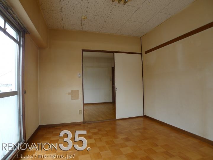 パステルカラーに包まれた穏やかな空間、3DKの空室対策リフォーム神奈川県横浜市、BEFORE8