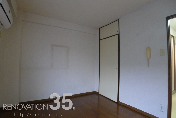 煉瓦柄と木目柄が演出する隠れ家的1K、1Kの空室対策リフォーム神奈川県横浜市、BEFORE4