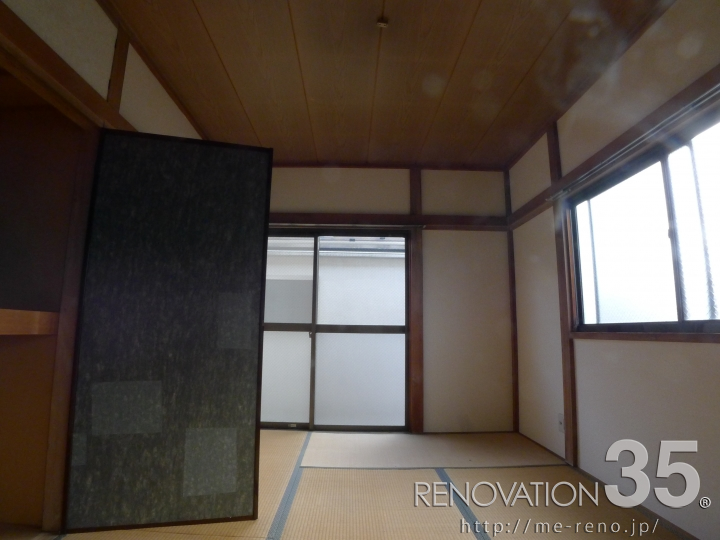 白と黒のコントラストが作るクールモダンな空間、3DKの空室対策リフォーム東京都国分寺市、BEFORE5