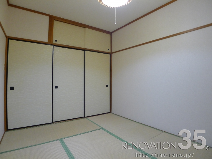 テラコッタ柄×パステルに彩られた空間、2DKの空室対策リフォーム埼玉県狭山市、BEFORE6