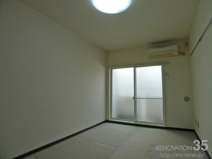 女性向け可愛らしい居室×清潔感溢れるバスルーム、1Rの空室対策リフォーム東京都世田谷区、BEFORE2