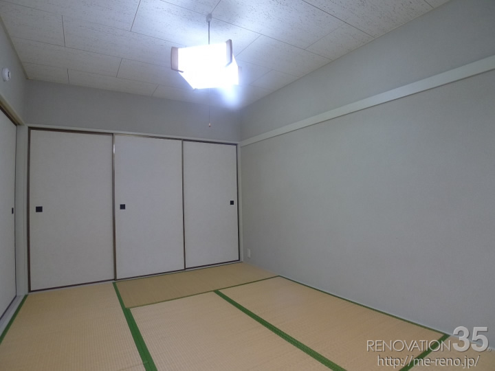 やさしいアクセントカラーが演出する癒しの空間、2DKの空室対策リフォーム埼玉県上尾市、BEFORE3