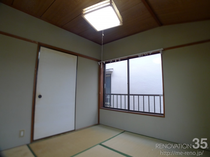レトロな洋室×洋風の和室、2DKの空室対策リフォーム東京都足立区、BEFORE3