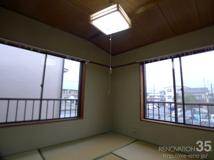レトロな洋室×洋風の和室、2DKの空室対策リフォーム東京都足立区、BEFORE4