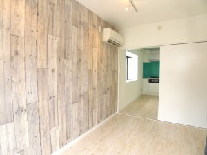 リノベーション施工事例、神奈川県横浜市鶴見区の1DK施工後