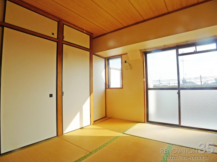 ブラックレンガ柄が演出するシックな空間、2DKの空室対策リフォーム神奈川県座間市、BEFORE5