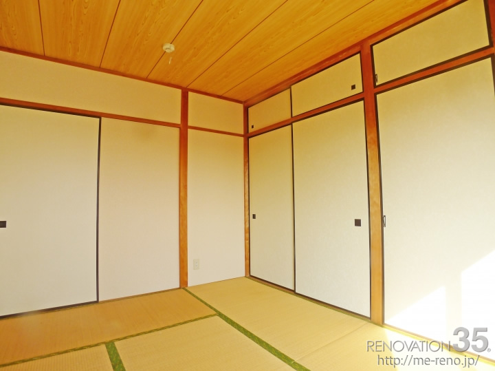 ブラックレンガ柄が演出するシックな空間、2DKの空室対策リフォーム神奈川県座間市、BEFORE6