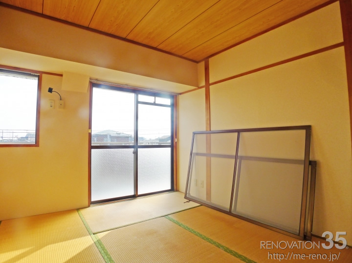 ブラックレンガ柄が演出するシックな空間、2DKの空室対策リフォーム神奈川県座間市、BEFORE3