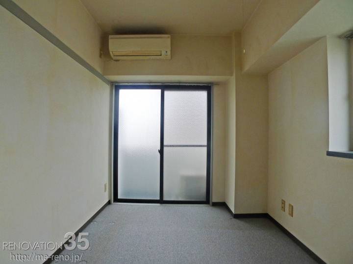 白×水色で作る爽やか空間、1Kの空室対策リフォーム神奈川県平塚市、BEFORE4