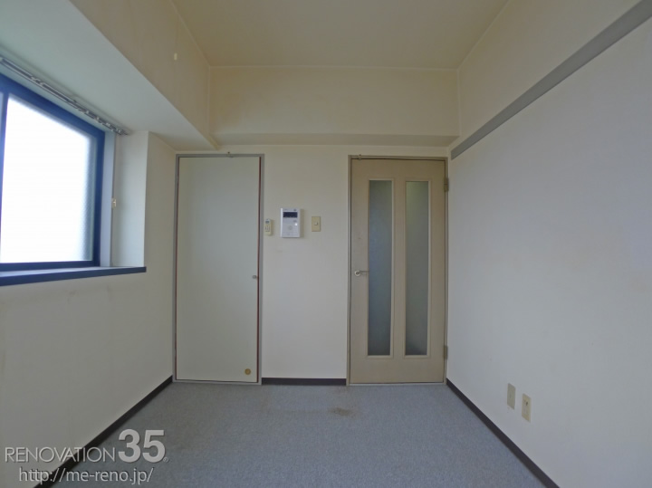 白×水色で作る爽やか空間、1Kの空室対策リフォーム神奈川県平塚市、BEFORE2