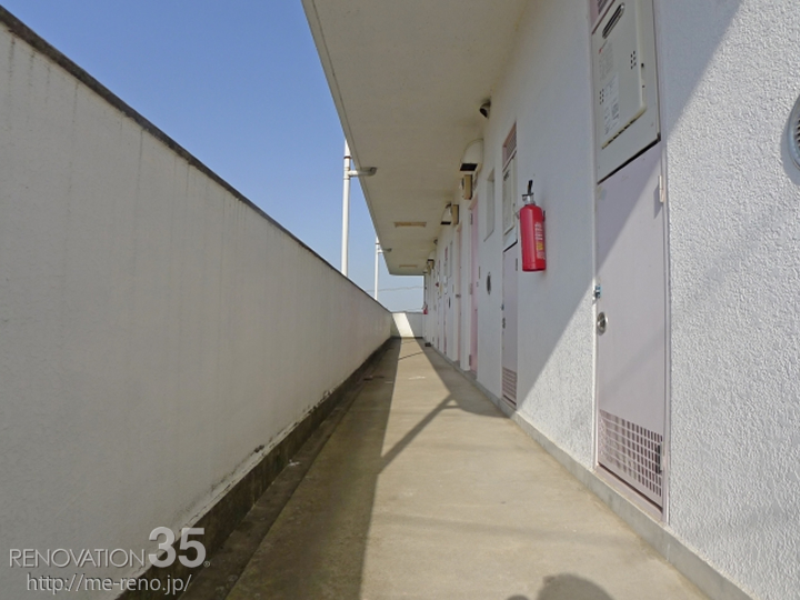 白とグレーでスタイリッシュに、1R X 13戸の空室対策リフォーム埼玉県入間市、BEFORE8