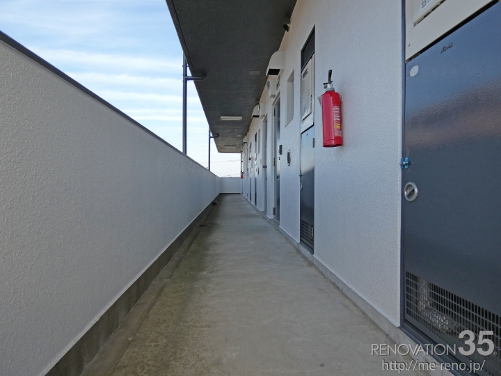 白とグレーでスタイリッシュに、1R X 13戸の空室対策リノベーション埼玉県入間市、AFTER8