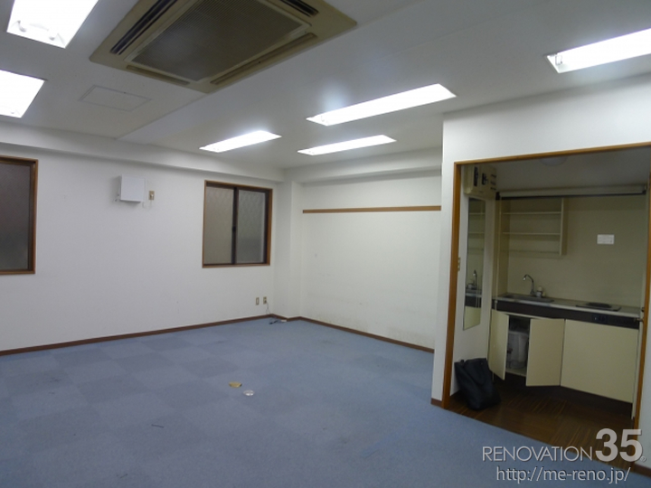 シンプルスタイリッシュ空間×テナント、1Rの空室対策リフォーム東京都新宿区、BEFORE2