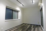 神奈川県川崎市の1Kリノベーション施工事例、モノトーンで作る男性向けクールな空間