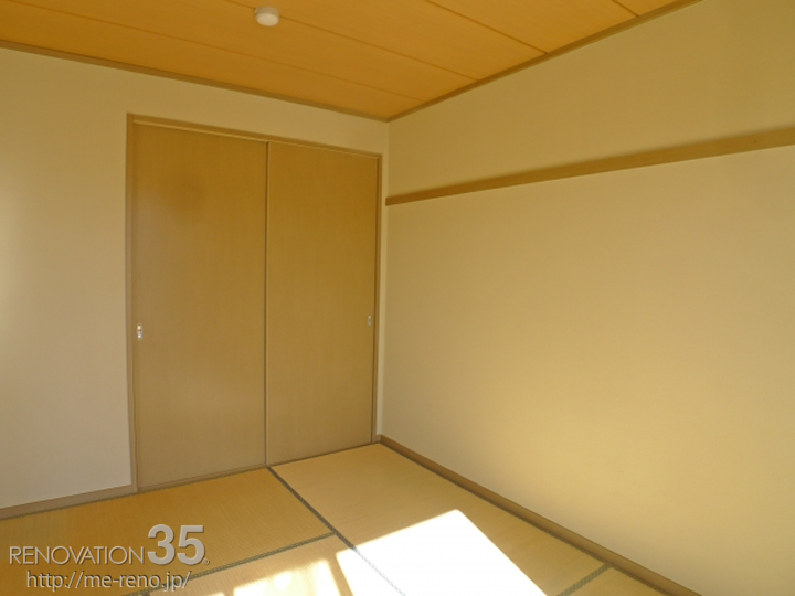 間取り変更×モスグリーンが演出する和みの洋室、2DKの空室対策リフォーム東京都東村山市、BEFORE3
