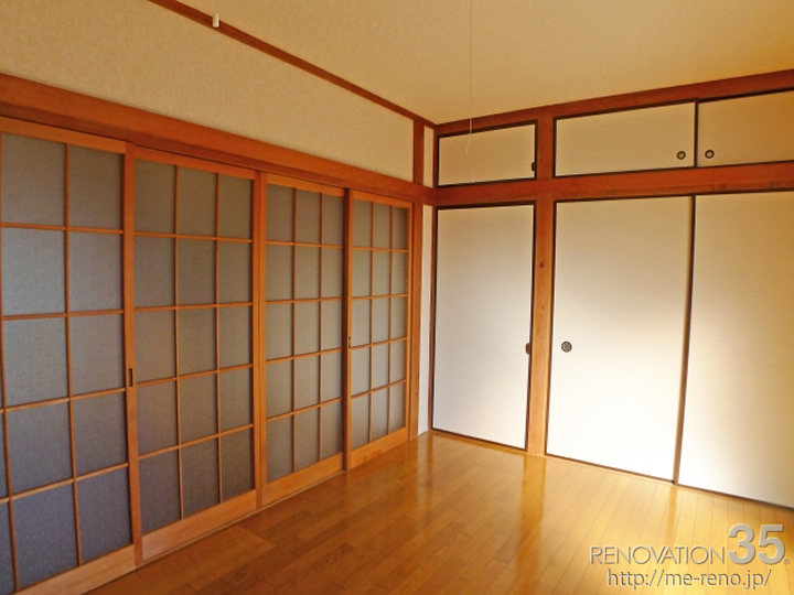 白×木目柄で作る洋風モダンな空間、1Kの空室対策リフォーム東京都葛飾区、BEFORE3