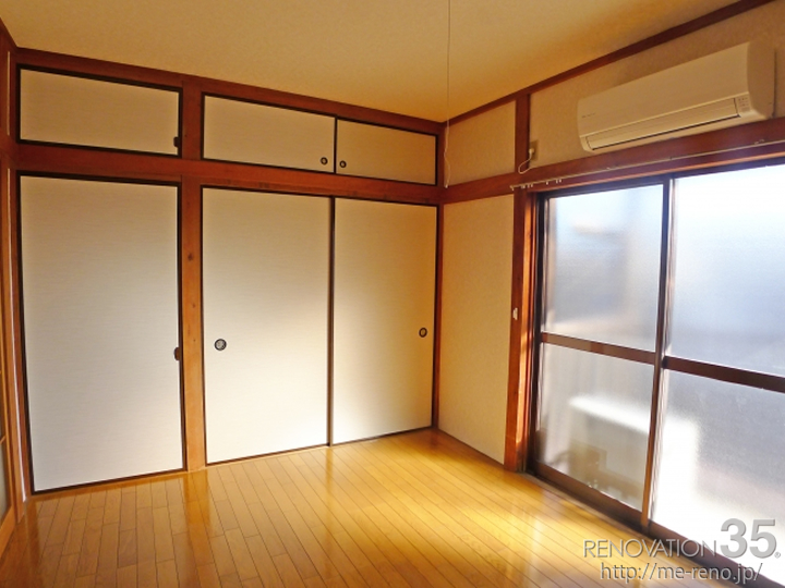 白×木目柄で作る洋風モダンな空間、1Kの空室対策リフォーム東京都葛飾区、BEFORE2