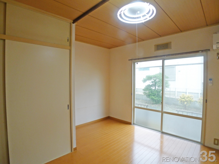 白×透き通るような開放感、1Kの空室対策リフォーム東京都八王子市、BEFORE3