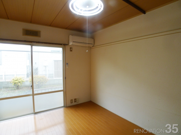 白×透き通るような開放感、1Kの空室対策リフォーム東京都八王子市、BEFORE2
