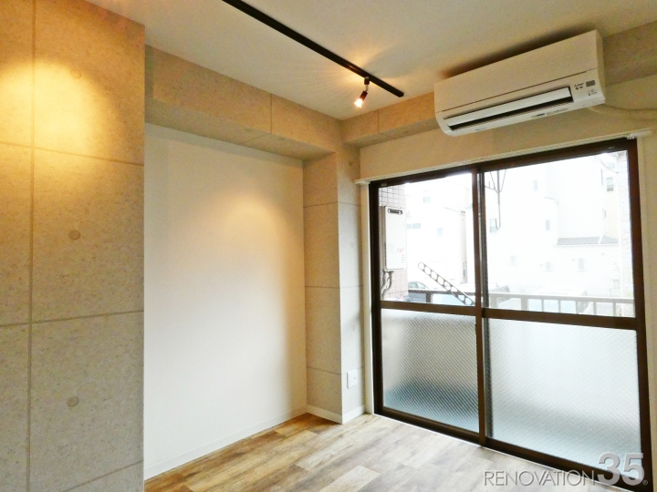 モダンな和室×優しい洋室、2DKの空室対策リノベーション神奈川県川崎市、AFTER4