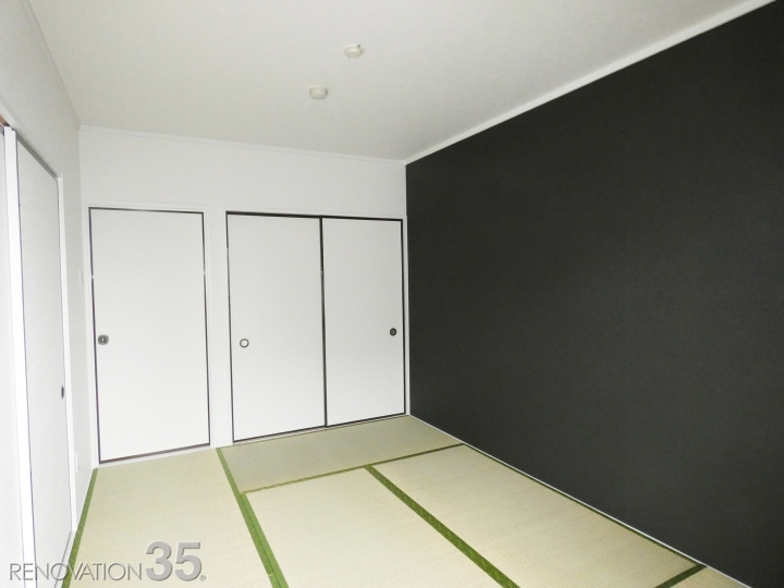 ハードなルックスの中にも心地良さのある空間、2DKの空室対策リノベーション埼玉県北本市、AFTER4