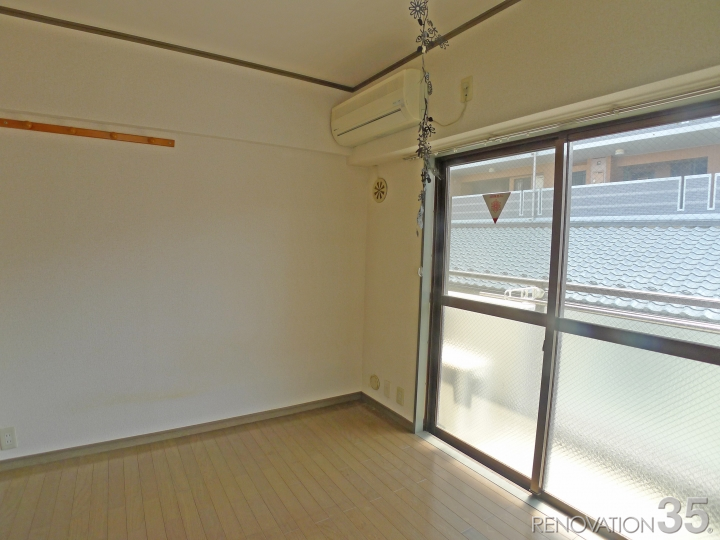 ヘリンボーン柄が演出する優しい空間、1Kの空室対策リフォーム埼玉県志木市、BEFORE1