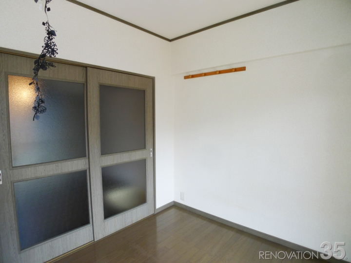 ヘリンボーン柄が演出する優しい空間、1Kの空室対策リフォーム埼玉県志木市、BEFORE2