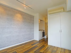 リノベーション施工事例、神奈川県平塚市の1R施工後