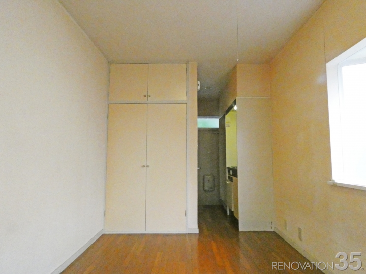 ブラック天井×シックな空間、1Rの空室対策リフォーム東京都国分寺市、BEFORE2
