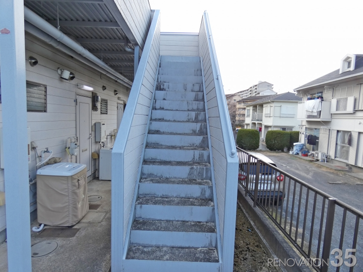 ホワイト×ダークグレー、1R X 12戸の空室対策リフォーム神奈川県横浜市、BEFORE5