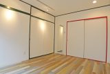 東京都調布市の1Kリノベーション施工事例、木目調×2カラーでお洒落ナチュラルなお部屋