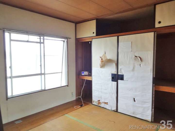 生活の質を上げる広々スタイリッシュ空間、3DKの空室対策リフォーム埼玉県北葛飾郡、BEFORE3