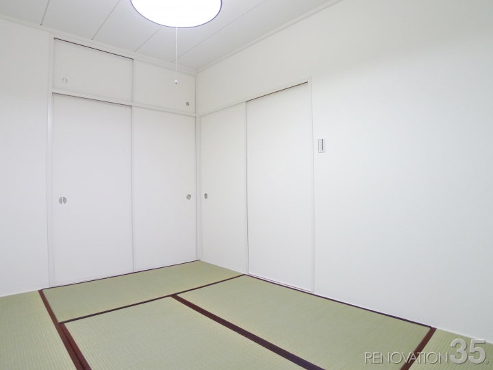 日光が広がる爽やか空間、2LDKの空室対策リノベーション神奈川県厚木市、AFTER4