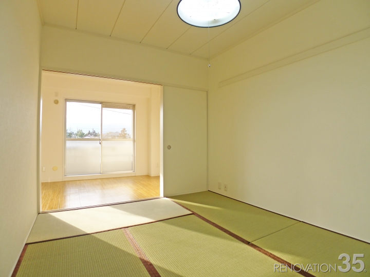 日光が広がる爽やか空間、2LDKの空室対策リノベーション神奈川県厚木市、AFTER3